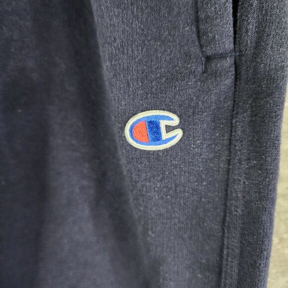 Mens Navy Blue Champion Authentic Fleece Jogger Elastic Waistband Size 2XL - Picture 5 of 13
